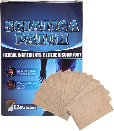 Sciatica Patch — عبوة 12 لصقة عشبية