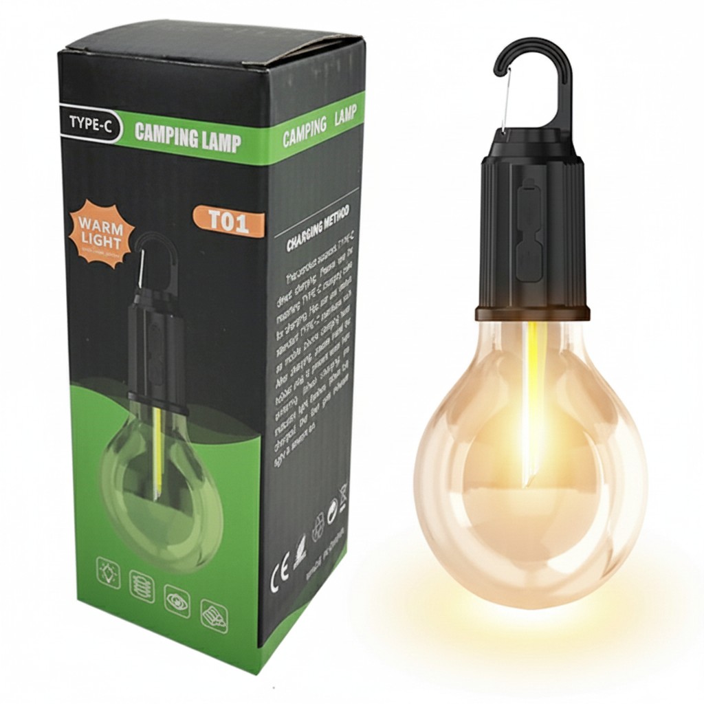 مصباح تخييم معلق — Camping Lamp T01 شحن Type-C