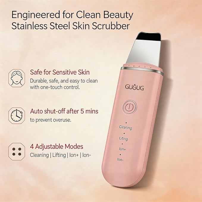 فولاذ مقاوم للصدأ — 4 أوضاع Cleaning Lifting Ion+ Ion-