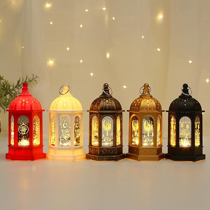 فوانيس رمضان بألوان متعددة — اللون البني متوفر